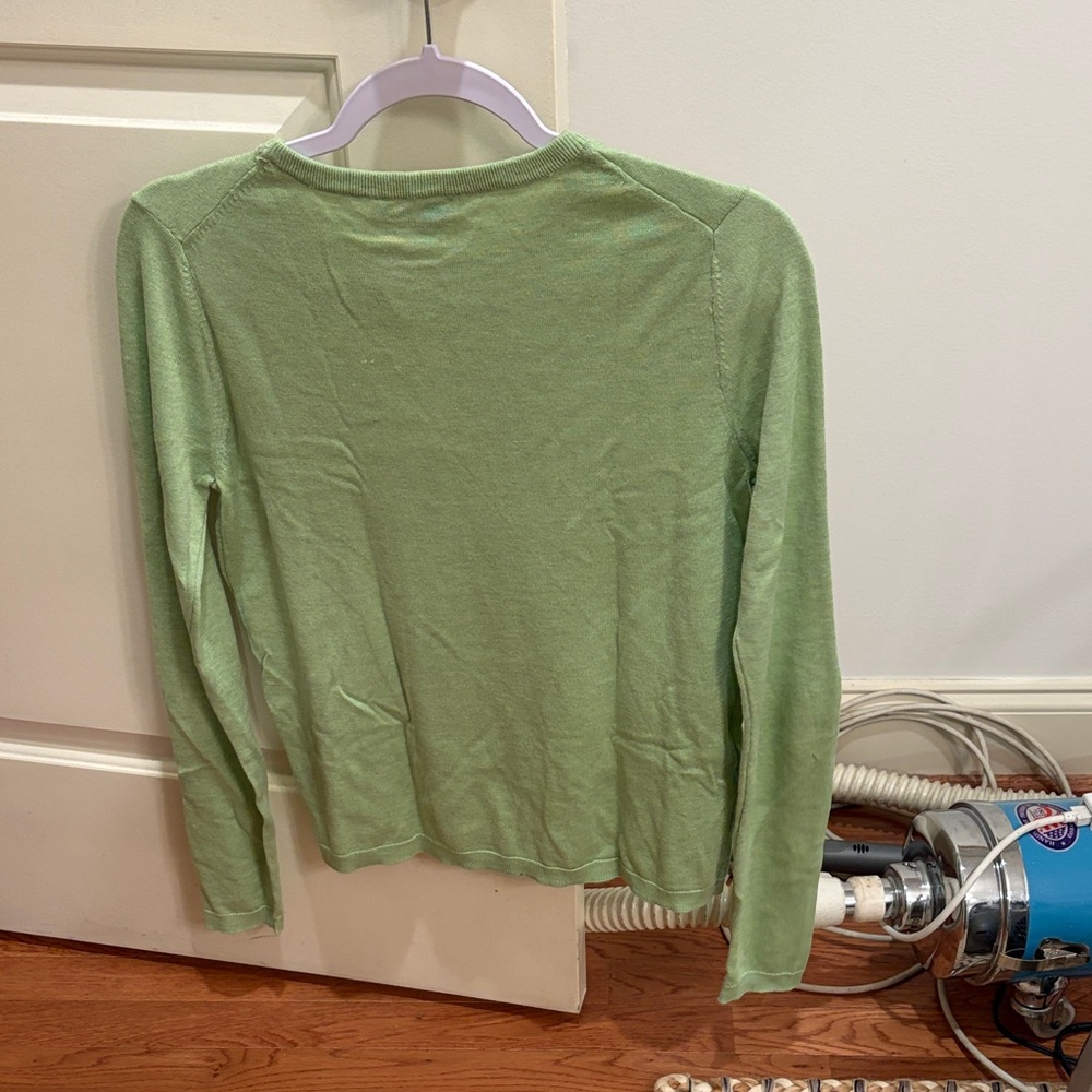 Mango Aqua Green Fine-knit Crew-Neck Sweater/NWT/S - Picture 16 of 16